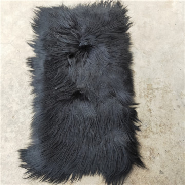 factory wholesale icelandic pelts goat skin long hair fur rug