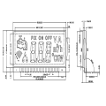 Custom HTN LCD Integrated display for home appliance