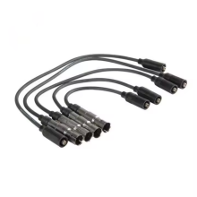 5pcs Ignition Wire Plug Wires for Volkswagen Beetle, Golf, and Jetta - Part Number 443998031