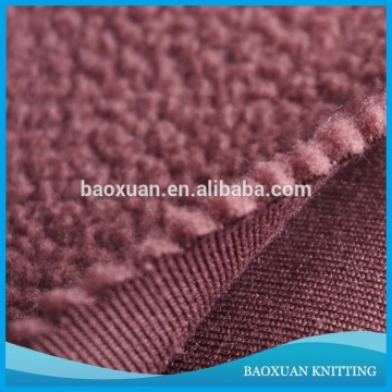 polyester fleece fabric sherpa lining fabric