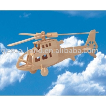 Wooden toy FIGHTER PLANE