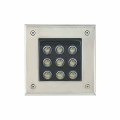 Jardim externo Rgb Deck Ip67 Square luz subterrânea