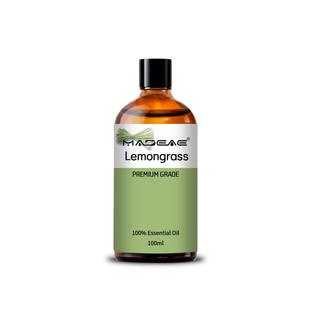 Aromaterapia Aceite esencial de hierba de limón Aceite de hierba de limón natural