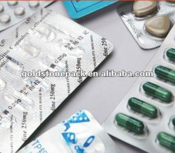 PTP Printed Blister pharmaceutical foil for medical packing