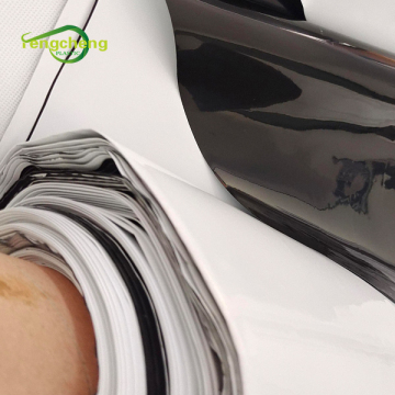 8mil black and white film poly film