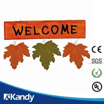 Over 10 years experience High quality promotion antique welcome plaque