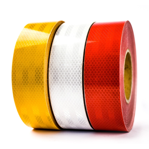 Dot Red and White Reflective Tape
