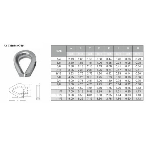 Acciaio inossidabile ad alta precisione 316 Filo Filo THIMBLE