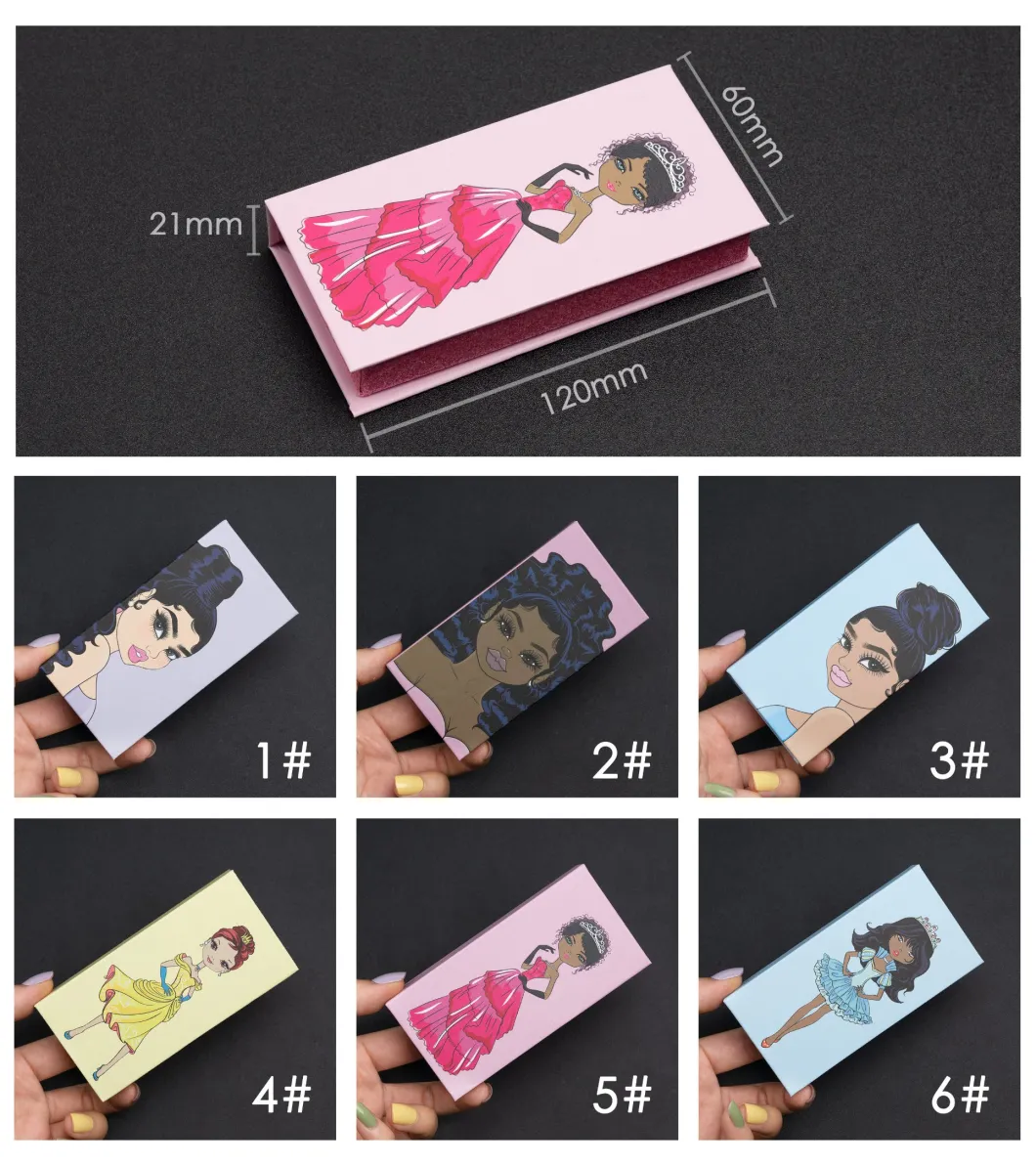 High Quality Handmade Eyelashes Custom Lash Packaging Wholesale 6D Faux Mink Strip Eyelashes