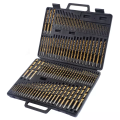 Professional 115pcs Plastic Box Packed Fractional Twist Drill Bit Set for Metal Drilling