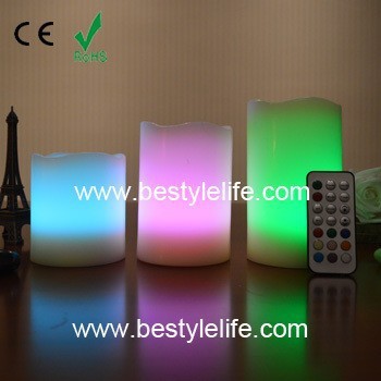 decorative party multi color wholesale led candle lights