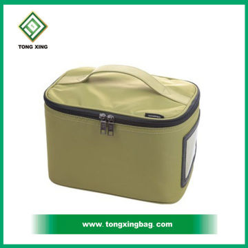 Printed Promotional Nylon Cosmetic Bag Case With Logo with zipper