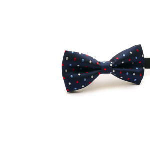 Wholesale handmade cheap dot polyester necktie