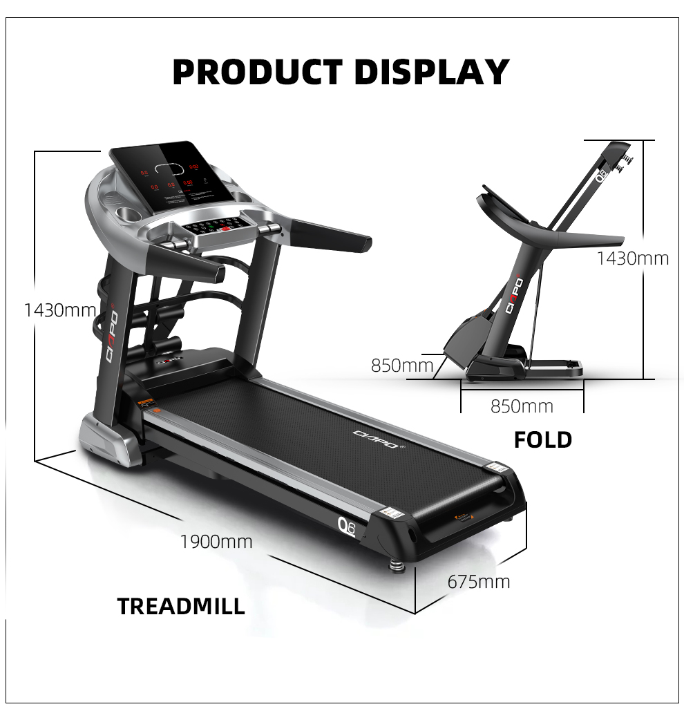 CIAPO Maquina para correr cinta de correr Home Folding Running Machine Hot Sale Tapis roulant electrique