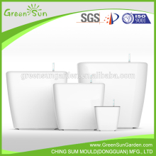 mini square GreenSun self watering plastic planters