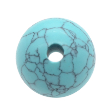 Turquoise 18MM Round Beads Drilled Large Hole 5MM for Making Jewelry