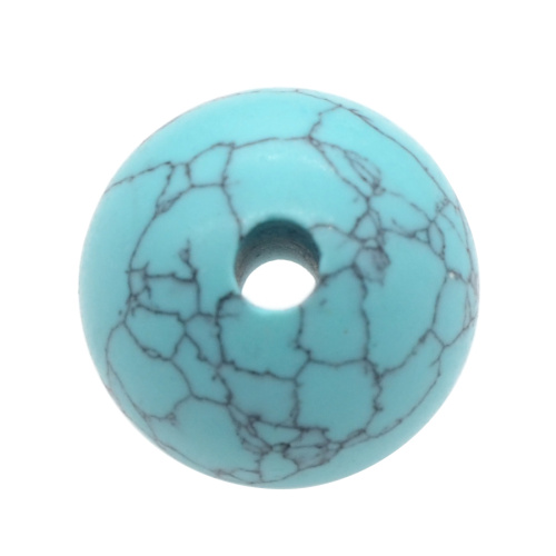 Large Turquoise 18MM Round Beads for DIY Jewelry