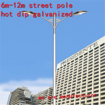 Q235 street light pole/street light pole machine/street lighting pole cover