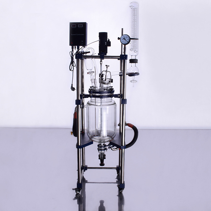 50l jacketed glass reactor