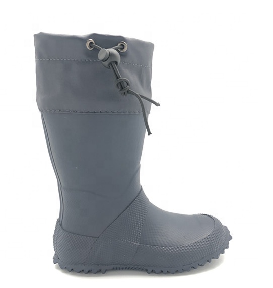 أحذية المطر المطاطية للأطفال قابلة للطي مع ياقة1 Kids Rubber Snow Folding Rain Boots With Collar1