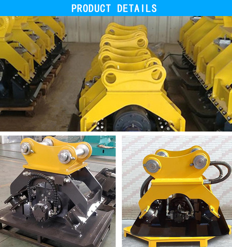 Excavator parts hydraulic vibro high power and high horsepower compactor plate vibration rammer