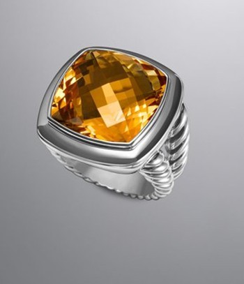 David Yurman Jewelry 17mm Citrine Albion Ring