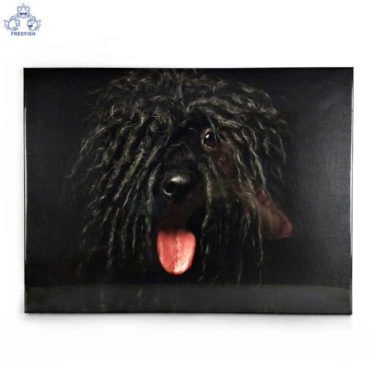  Crystal Dog Canvas Painting
