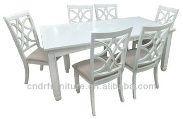 Antique white Dining table set