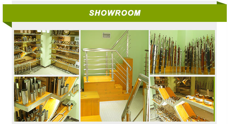 Excellent Material cutomized crystal removable stair railing