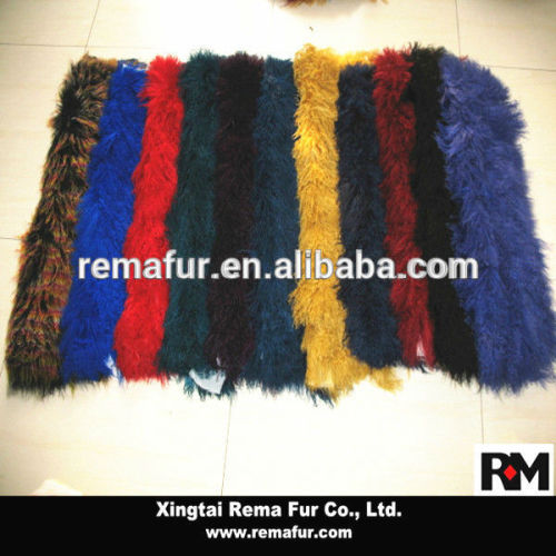 100% Real mongolian lamb fur plates