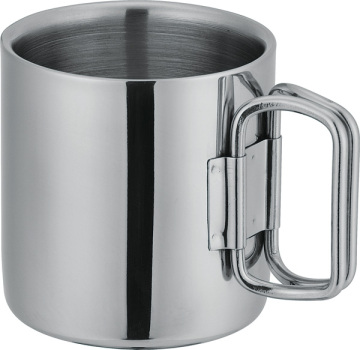 Double Walled Stainless Steel Camping Mug