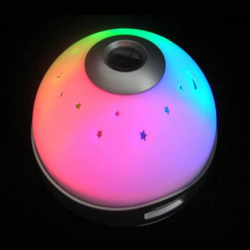 Color Changing LED Gadget Star Light Projection Clock
