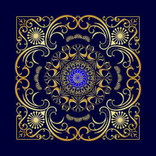 Factory Colored Marble Waterjet Mosaic Flower Designs Floor Medallion