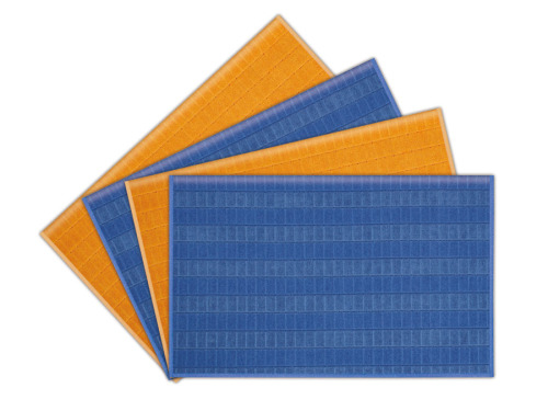 Microfibre tricotée tissu Checked