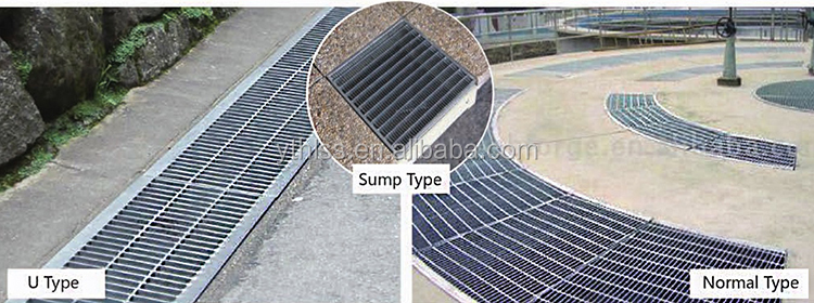 Heavy Duty Galvanized Serrated Steel Grating for Trench Cover | Drain Grating Cover | Sump Cover