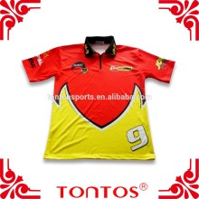 cheap price Custom design motorcycle racing team shirt
