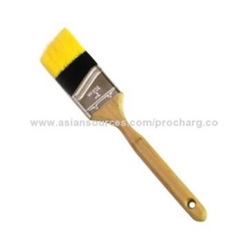 2" wood handle angle sash brush