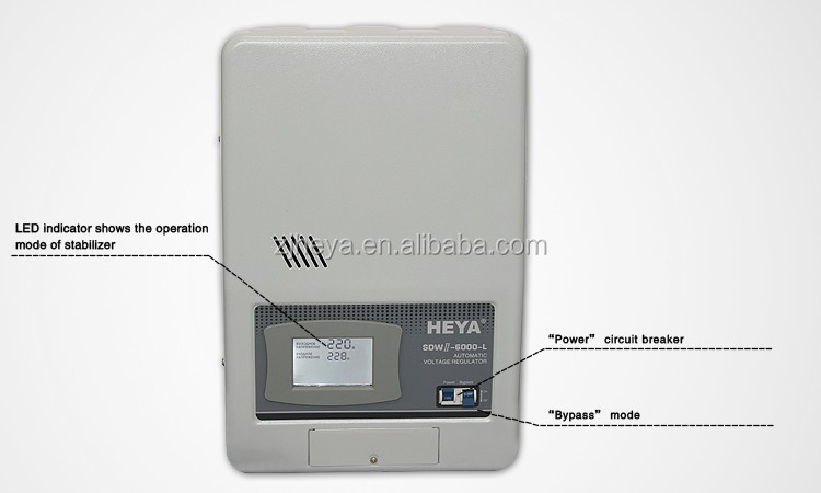 4K/6K/9K/12KVA 3KW/5KW/7KW/10KW Relay Control AC Automatic Voltage Regulator/Stabilizer Price