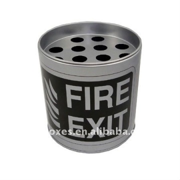 ashtray smoking tin can ash can