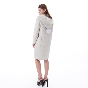 New Beige cashmere overcoat