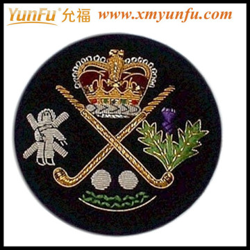 Embroidery Golf club badge