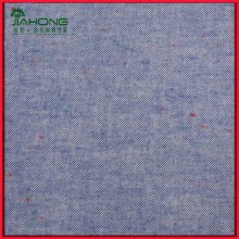 Neps cotton chambray twill flannel fabric