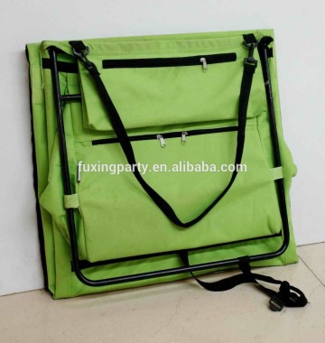 foldable chair with footrest hotel trolley
