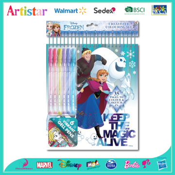 DISNEY FROZEN creative colouring set