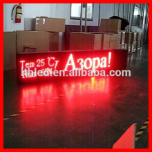 high quality P10 outdoor single color led board, led name board