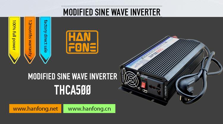 500w 12 volt to 220 volt solar power inverter with charger 220v car power inverter