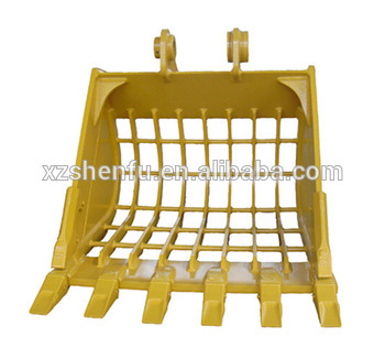 Skeleton bucket 1.0CBM fit for 20T excavator / shaker bucket