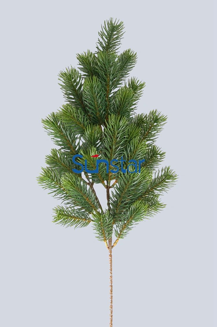 Artificial Christmas Twig PE Plastic Pine Spray Artificial Plant for Holiday Decoration (48935)