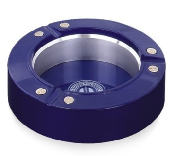 metal blue winston round ashtray YB-3027