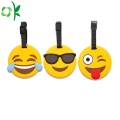 Seyahat için Popüler Emoji PVC Bagaj Etiketi